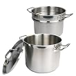 Winware Stainless 8 Quart Double Boiler  with Cover