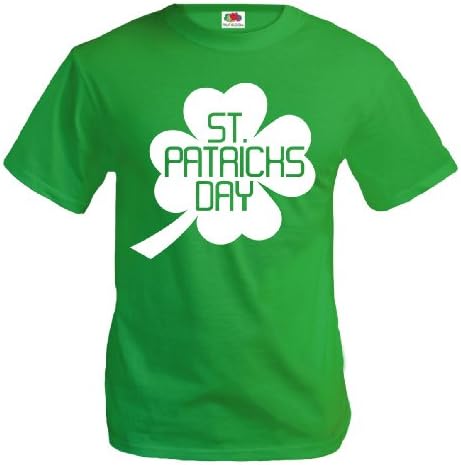 buXsbaum T-Shirt St Patricks Day-S-Kellygreen-White