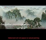 Chinese Feng Shui Chinese Painting Oil on Canvas Abstract Art 438