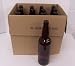 22oz Crown Cap Amber Longneck Bottles, Case of 12