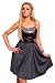 Astrapahl, Ihr perfekter Auftritt, Mini Partykleid, kurz, Farbe grau, Gr. One Size