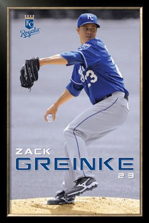 Kansas City Royals - Zack Greinke Framed Poster Print, 25x37