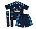 2015/2016 Christiano Ronaldo #7 Real Madrid Kids Youth Alternative Blue Jersey & Shorts