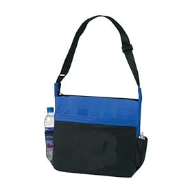  Fantasybag Eco-Green Convention Messenger Brief-Royal Blue,MB-9618