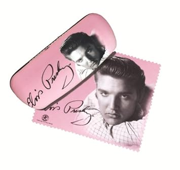 Elvis Presley Eyeglass Glasses Case & Lens Cloth