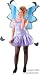 Adult Blue & Black Fairy Costume Wings