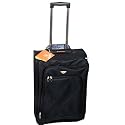 New 24" Ultra Light Travel Trolley Case Suitcase Black