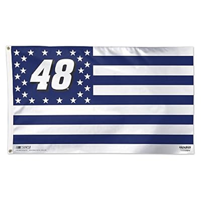 NASCAR Jimmie Johnson Stars & Stripes Flag Deluxe, 3 x 5-Foot
