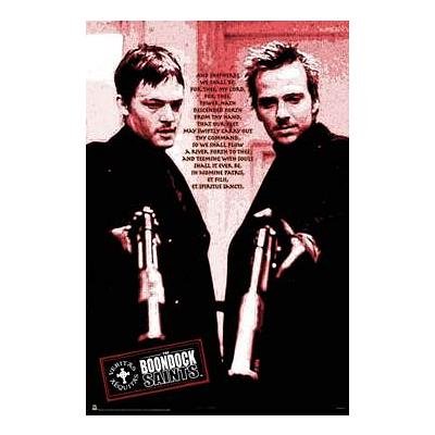 Scorpio The Boondock Saints Red Poem Poster Print