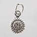 Jewelry : Tiny Sterling Silver Sunflower Charm, #9521