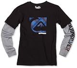 Quiksilver Boys 8-20 Newman Short Sleeve Tee, Black, X-Large