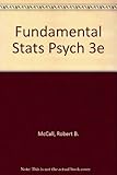 Fundamental statistics for psychology