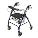 Rollator with Wire Basket- Burgandy