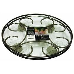 Plastec Industries SC14SL Saucer And Plant Caddy Combination