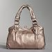 Coach Parker Leather Kisslock Framed Satchel Bag Purse 13468 Rosegold
