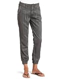 7 For All Mankind Women's Silky Pleated Crop, Grey, 24