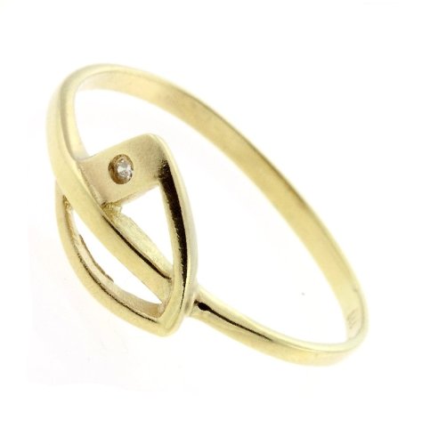 Damen Ring echt Gold 333 Zirkonia