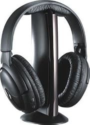 6 in 1 Super Performance FM Radio Wireless Stereo Headphones Headset for Live Chat and Skype
