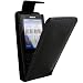 Leder Tasche f�r das Nokia X3-02 Touch & Type inkl. Displayschutzfolie schwarz