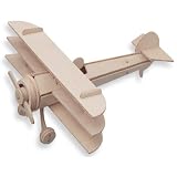 3-D Wooden Triplane Puzzle