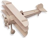 Wooden Toys - 3-D Wooden Puzzle - Triplane -Affordable Gift for your Little One! Item #DPUZ-1024