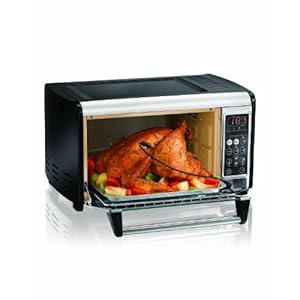 Hamilton Beach Set & Forget Toaster Oven with Convection Cooking
