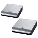 ZyXEL PL100KIT HomePlug Powerline 85 Mbps Ethernet Adapter (Starter Kit -- 2 Units)