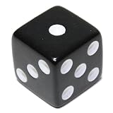 Black Die - White Dots