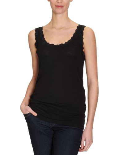 Hilfiger Denim Damen Linda lace tanktop 1657609689, Gr. MD (M/M) (TOMMY BLACK 78) Preisvergleich