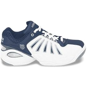 Buy K-Swiss Mens Defier Misoul Tech Tennis Shoe (White Nvy Slv)