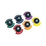 Dramm ColorStorm 9-Pattern Turret Sprinkler With Heavy Duty Metal Base - Red #10-15020