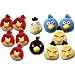 Angry Birds 5" Plush With Sound Assorted Case Of 12 Birds (5 Red, 3 Yellow, 2 Blue 1 Black, 1 White)