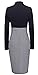 Homeyee® Women's Voguish Houndstooth Long Sleeve Career Pencil Dress B31