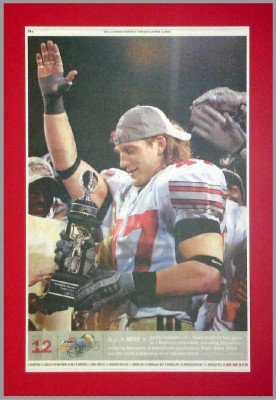 Dispatch - A.J. Hawk - Plaque Mounted & Laminated