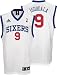 Andre Iguodala Jersey: adidas White Replica #9 Philadelphia 76ers Jersey - Small