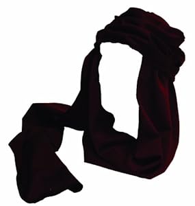 Alexanders Costumes Arabian Knight Turban, Burgundy, One Size
