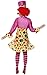 Smiffy's Women's Clown Lady Costume Hooped Dress Shirt Bow Tie Stripy Tights Hat