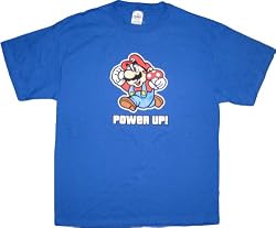 Nintendo Super Mario Power Up Blue T-Shirt