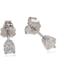 14k Gold Round-Cut Diamond Studs (1/4 cttw, I-J Color, I1-I2 Clarity)