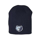 Adult NBA Memphis Grizzlies Warm Ski & Skate Beanie / Winter Hat - One Size Fits All - Dark Blue