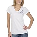 Merona&reg; Short Sleeve V-neck Slub Tee - True White