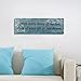 Adeco Decorative Wood Wall Hanging Sign Plaque with Every Rising of The Sun Blue Burgundy Home Decor - 13.8x4.3 Inches