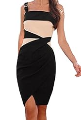 Checkered Print Polyester/Spandex Sleeveless Spring Summer Winter Colorblocking Shift  Dress