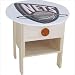New Jersey Nets Side Table Finish: Sienna / Umber