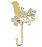 ステンドグラス風 が かわいい ブリエット シングルフック バード アイボリー 400637304 ステンドグラス風 が かわいい ブリエット シングルフック バード アイボリー 400637304