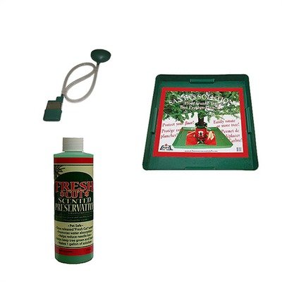 Christmas Tree Accessory Combo Kit Wreath Hanger Color: Red