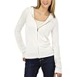 Mossimo&reg; Black Petites: Ultrasoft Hoodie Cardigan - Polar Bear