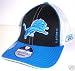 Hat Nwt
DETROIT LIONS NFL SIDELINE FLEX FIT HAT CAP BLACK/BLUE ONE SIZE FIT MOST - NWT