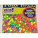 Darice Assorted Neon Pony Beads – Great Craft Projects for All Ages – Bead Jewelry, Ornaments, Key Chains, Hair Beading – Round Plastic Bead With Center Hole, 9mm Diameter, 1,000 Beads Per Bag