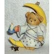 Cherished Teddies Angel Sitting On Moon Ornament